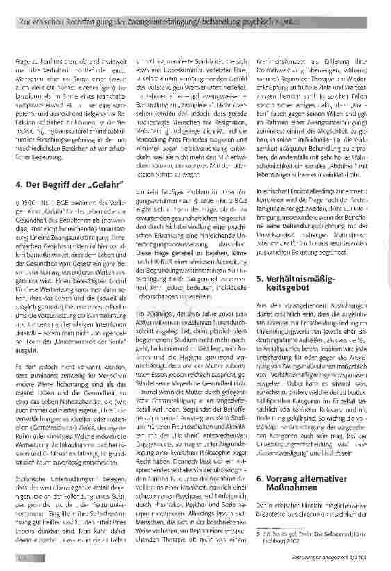 Vorschauseite 4: Zur ethischen Rechtfertigung der Zwangs-unterbringung/-behandlung psychisch Kranker