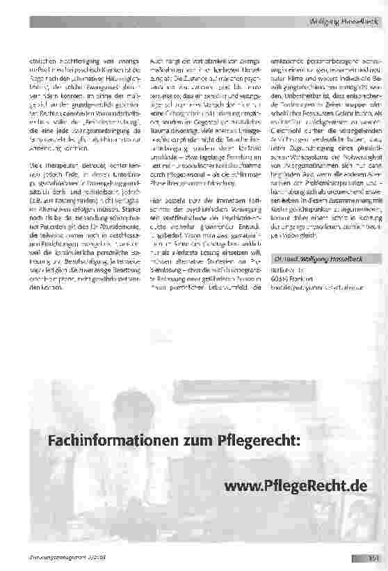 Vorschauseite 5: Zur ethischen Rechtfertigung der Zwangs-unterbringung/-behandlung psychisch Kranker