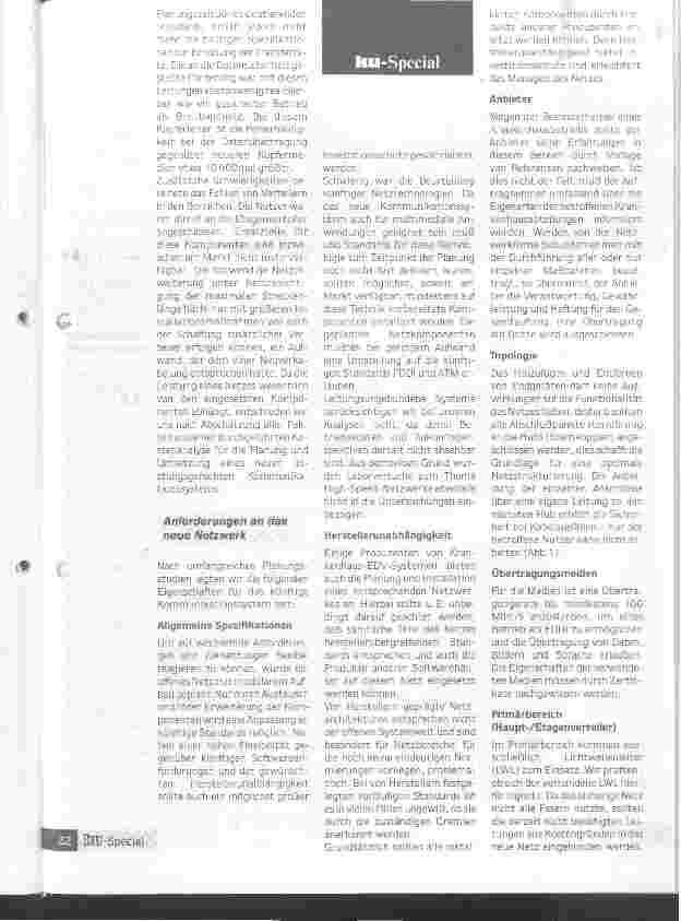 Vorschauseite 2: Neues Hochgeschwindigkeits-Netzwerk für die Städtischen Kliniken Osnabrück