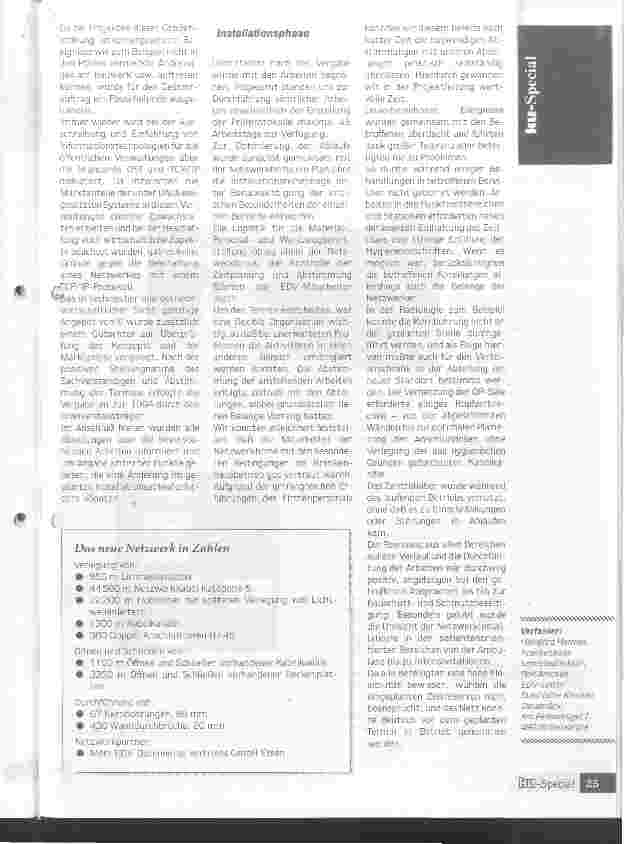 Vorschauseite 5: Neues Hochgeschwindigkeits-Netzwerk für die Städtischen Kliniken Osnabrück