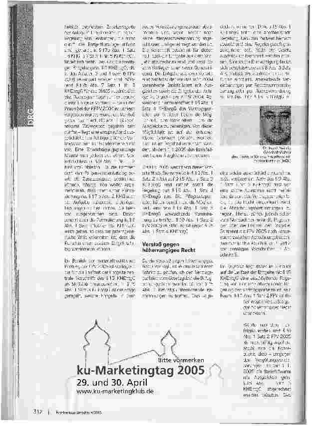 Vorschauseite 2: Existenz bedrohende Auswirkungen. Der Heimig-Effekt -Lösungsmöglichkeit per Rechtsverordnung?