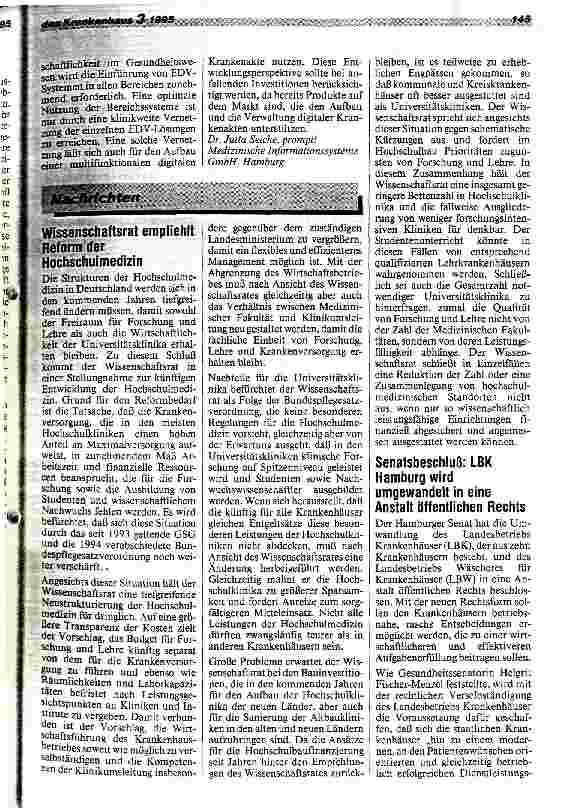 Vorschauseite 6: Ein neues LAN für das Humaine Klinikum Bad Saarow: Flächendeckendes Lichtwellenleiter-Backbone für den Datentransfer EDV im Krankenhaus