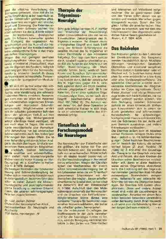 Vorschauseite 3: Krankheitssymptom Schmerz - Zustände bei Erkrankungen des Nervensystems