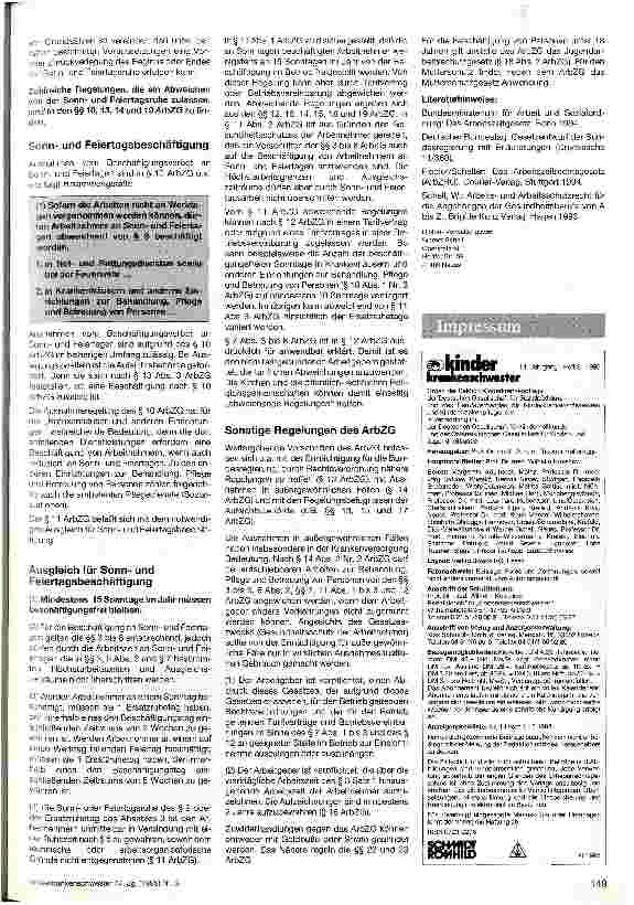 Vorschauseite 2: Das neue Arbeitszeitsgesetz (ArbZG) Teil 2