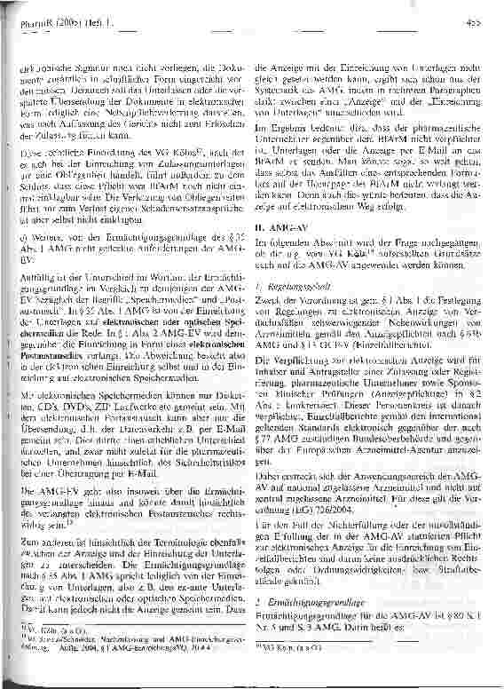 Vorschauseite 4: Die elektronische Einreichung von Unterlagen/elektronische Anzeigen von Nebenwirkungen