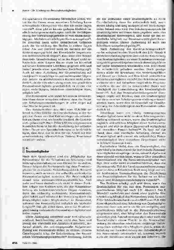 Vorschauseite 6: Die Schulung von Personalratsmitgliedern