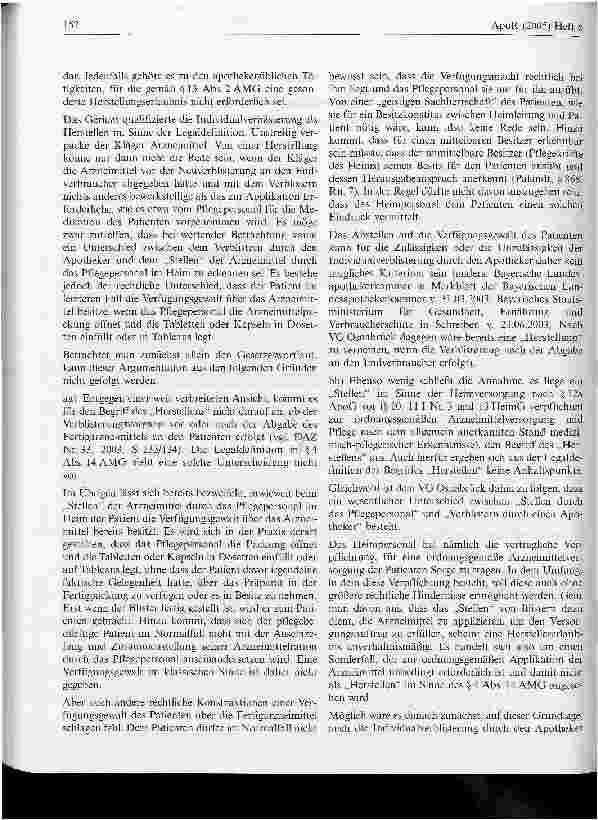 Vorschauseite 2: Individuelle Verblisterung - Ein zulässiges Element der öffentlichen Heilmittelversorgung?