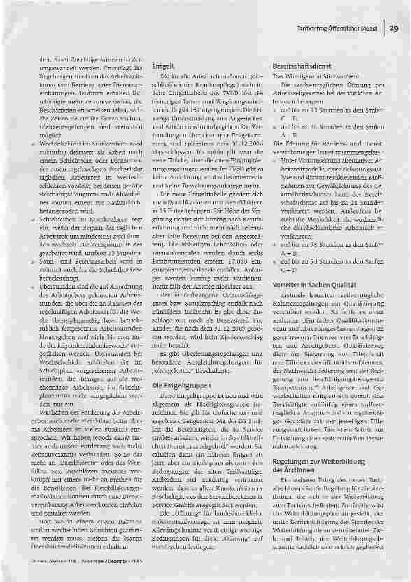 Vorschauseite 2: In der Summe positivDer neue TVöD