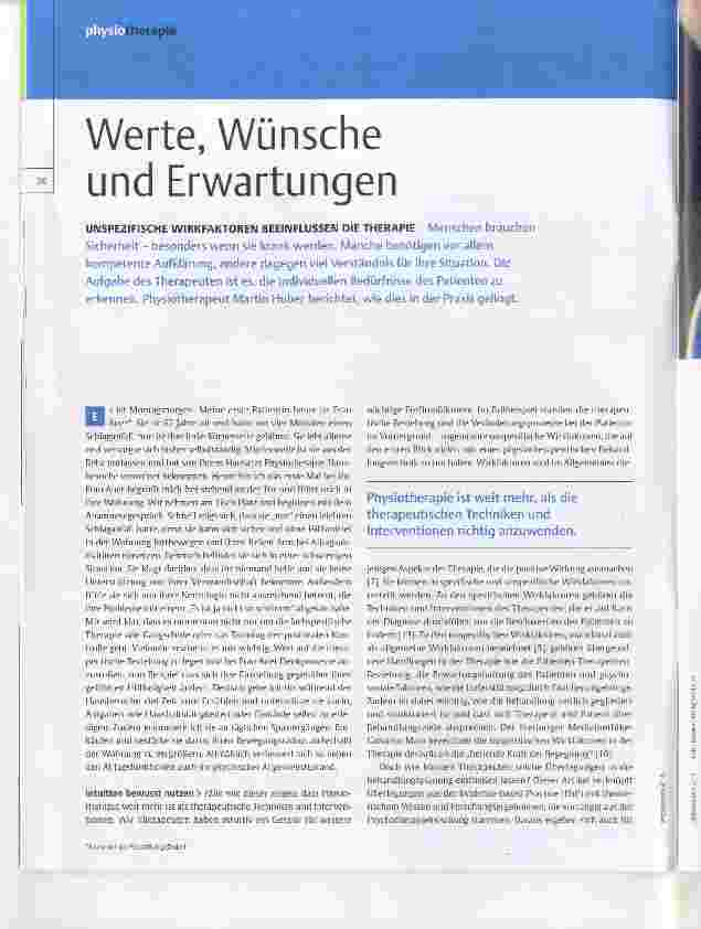 Vorschauseite 1: Werte, Wünsche und Erwartungen