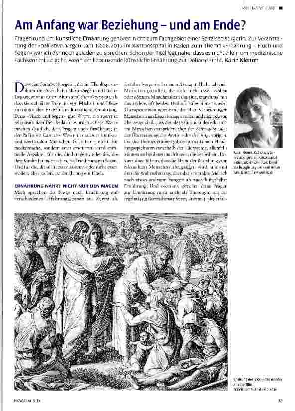Vorschauseite 1: Am Anfang war Beziehung - und am Ende?
