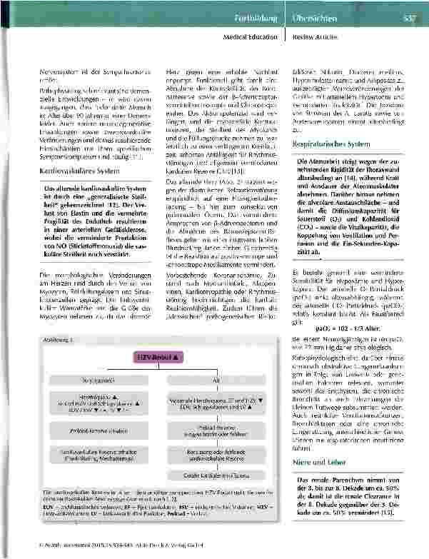 Vorschauseite 4: Anästhesiologische Strategien bei Hochbetagten