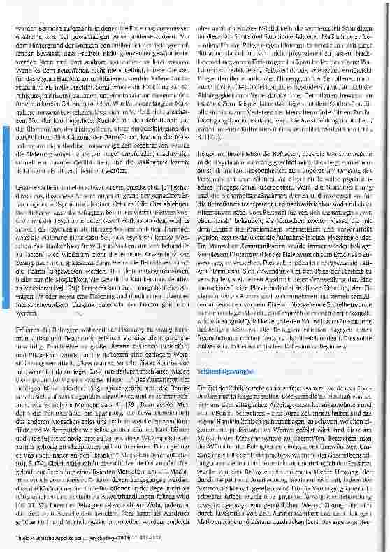Vorschauseite 6: Ethische Aspekte bei der Pflege fixierter psychischerkrankter Menschen