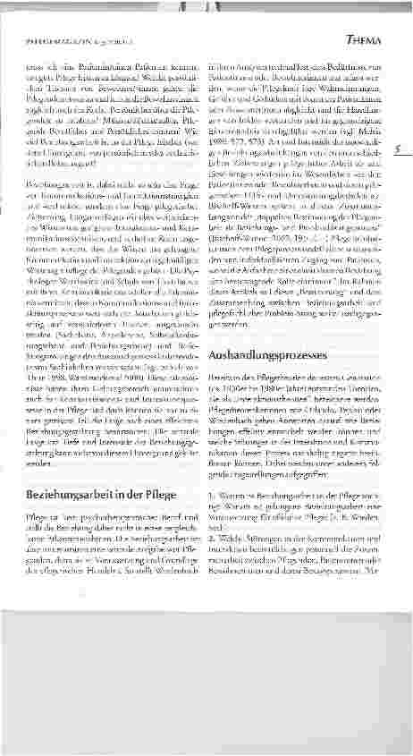 Vorschauseite 2: Beziehungsarbeit in der PflegeDIE GESTALTUNG VON AUSHANDLUNGSPROZESSEN UND PFLEGESITUATIONEN