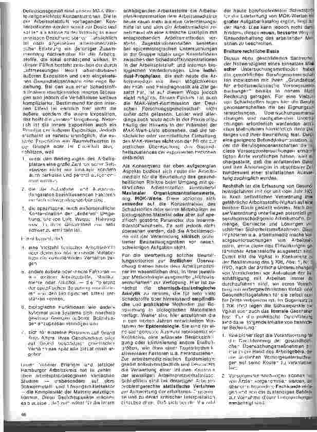 Vorschauseite 3: Arbeitsmedizin: 15. Folge: Beurteilung der gesundheitlichen Risiken beim Umgang mit gefährlichen Arbeitsstoffen