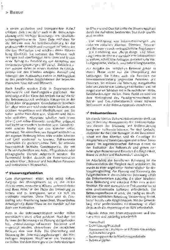 Vorschauseite 4: Fallgestaltung zur Existenzsicherung
