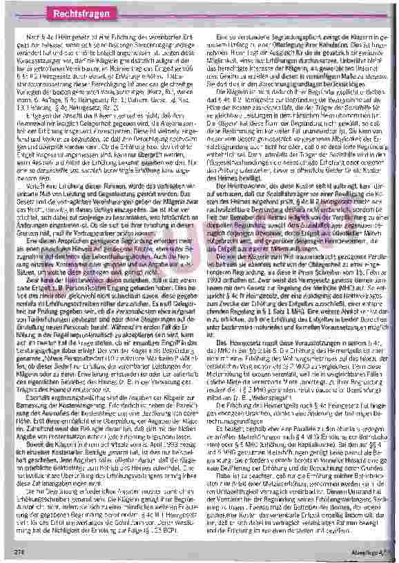 Vorschauseite 4: Anspruch auf Auskunft HeimbewohnerInnen haben das Recht, Anlaß und Ausmaß von Heimentgelterhöhungen zu überprüfen