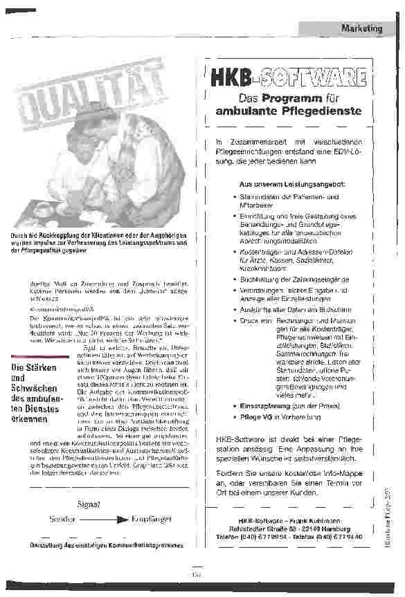 Vorschauseite 2: Anpassen lassen Sozialmarketing für ambulante Dienste