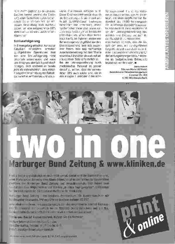 Vorschauseite 4: Budgetneutrale ErlösquelleErfahrungen aus der Abrechnungspraxis für ambulante Operationen