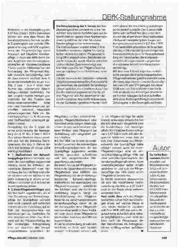 Vorschauseite 2: Das BSG-Urteil zur Medikamentengabe