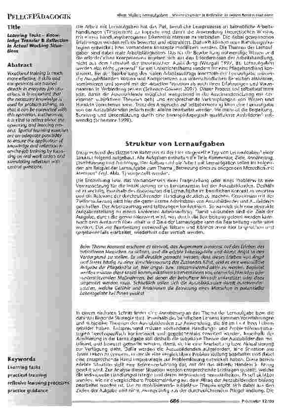 Vorschauseite 2: Lernaufgaben - Wissenstransfer & Reflexion in realenBerufssituationen