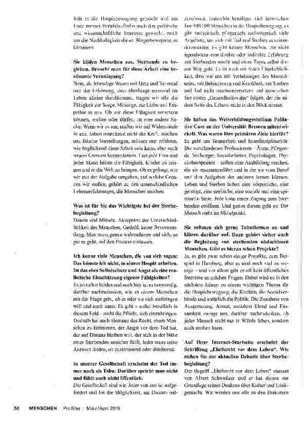 Vorschauseite 2: Lebenskunst ist ein Handwerk