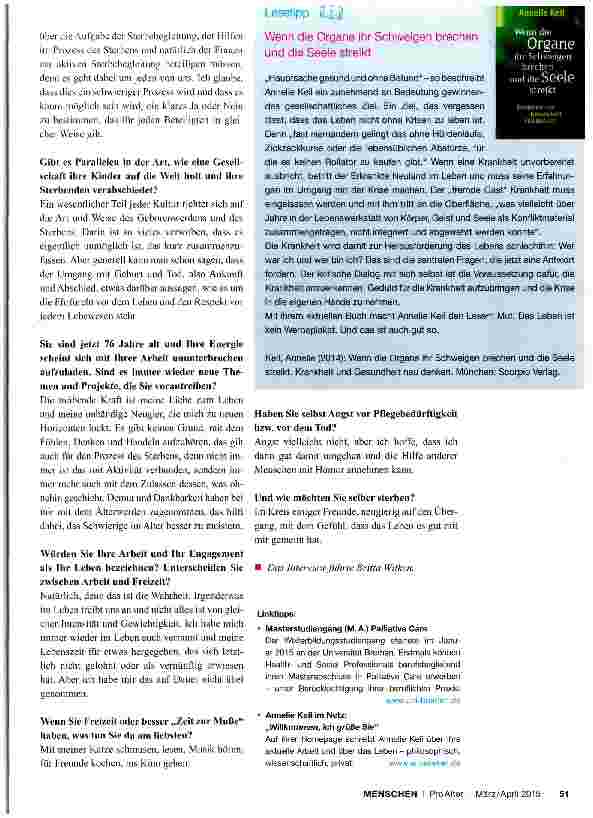 Vorschauseite 3: Lebenskunst ist ein Handwerk