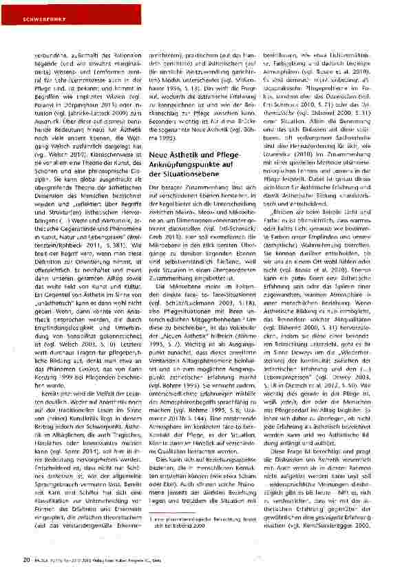 Vorschauseite 2: Pflege(n) ist ästhetisch!