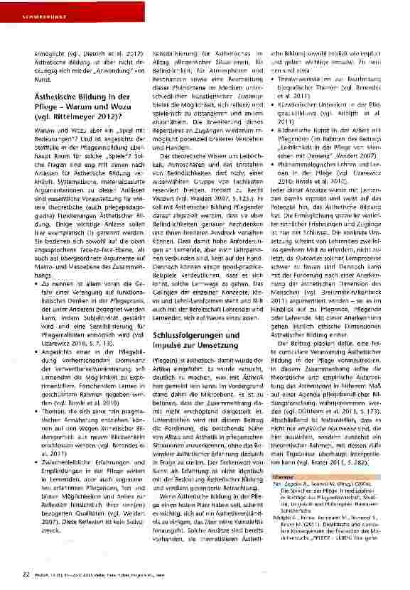 Vorschauseite 4: Pflege(n) ist ästhetisch!