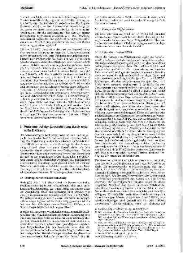 Vorschauseite 4: Tarifeinheitsgesetz - Beweisführung durch notarielle Erklärung