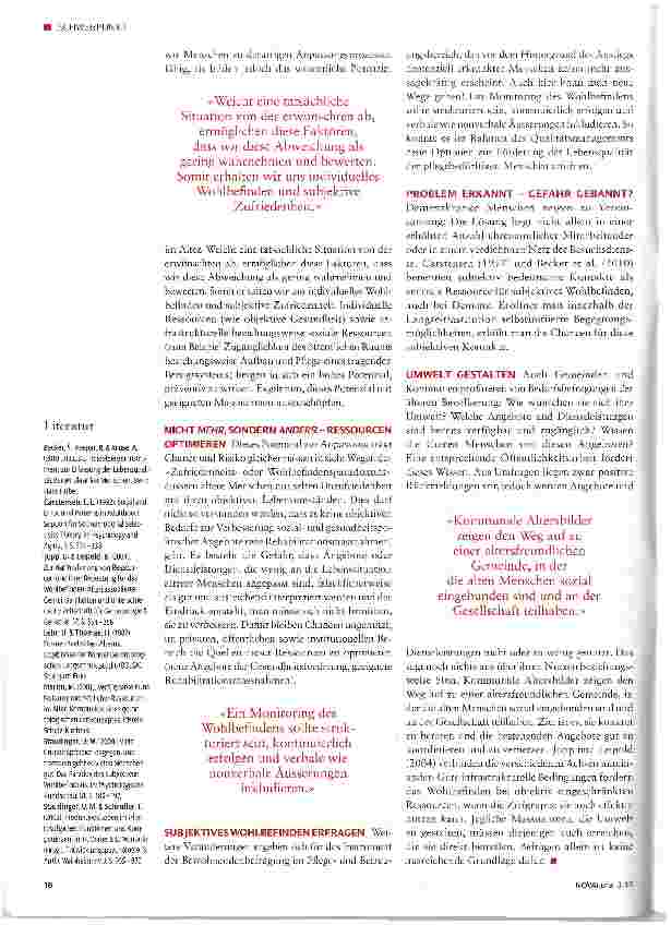 Vorschauseite 3: Zufrieden trotz objektiver Einschränkungen? -Eine paradoxe Leistung