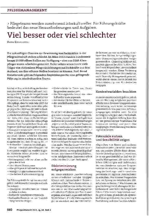 Vorschauseite 1: Viel besser oder viel schlechter