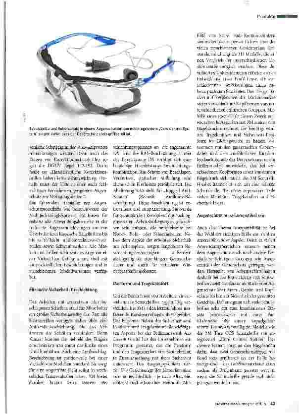 Vorschauseite 2: Mit Sicherheit besser sehen