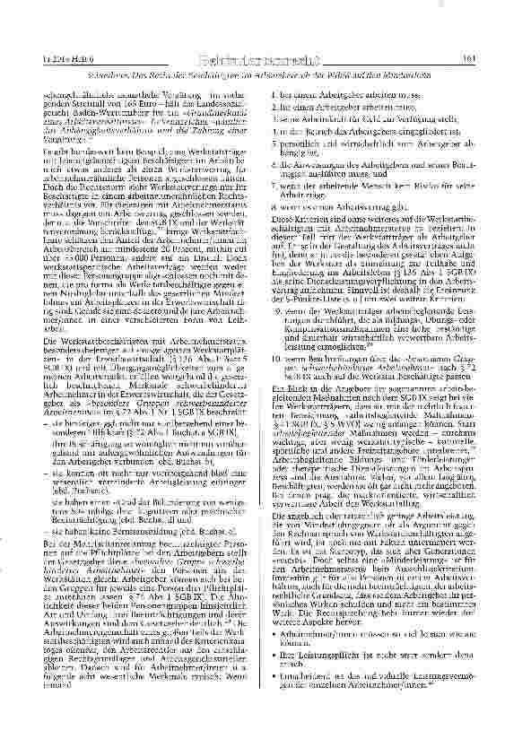 Vorschauseite 4: Das Recht der Beschäftigten im Arbeitsbereich der Werkstätten für behinderte Menschen auf den Mindestlohn