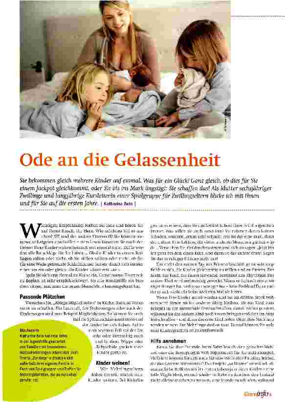 Vorschauseite 1: Ode an die Gelassenheit