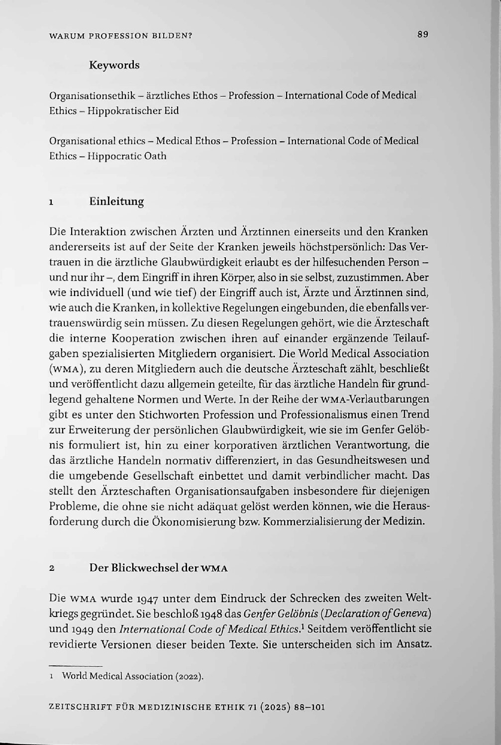Vorschauseite 2: Warum Profession bilden?