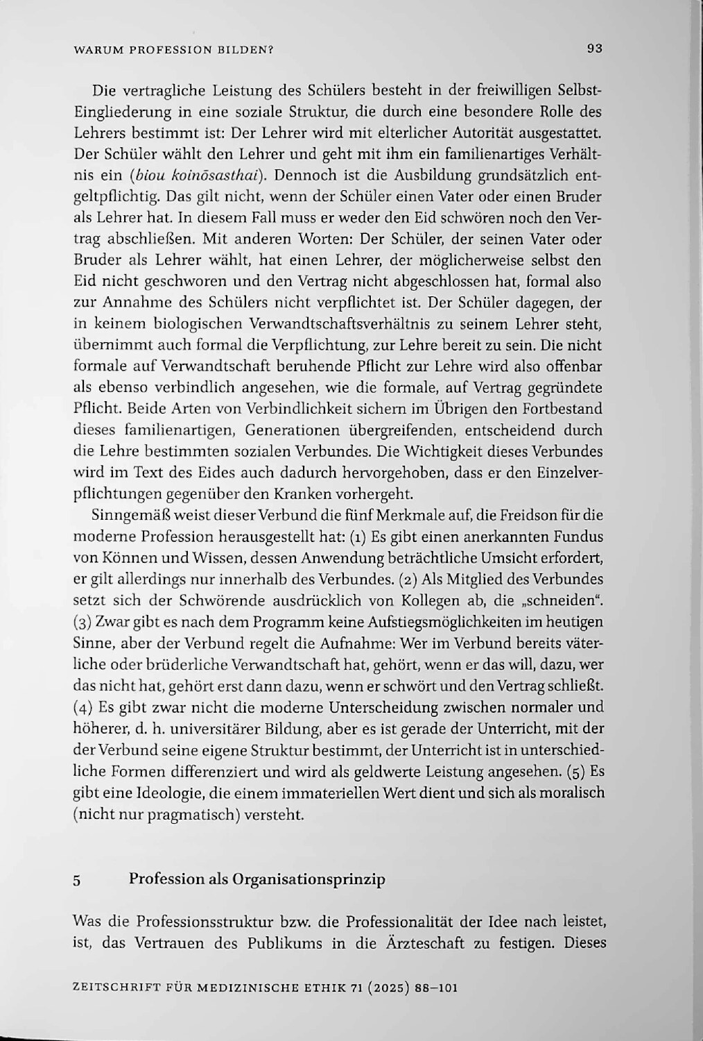 Vorschauseite 6: Warum Profession bilden?