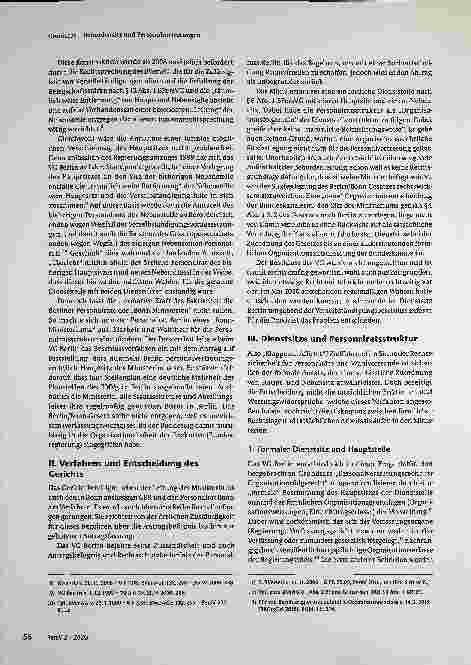 Vorschauseite 2: Behördensitz und Personalvertretungen