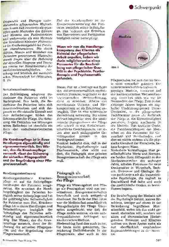 Vorschauseite 5: Pädagogik und Krankenpflegeausbildung