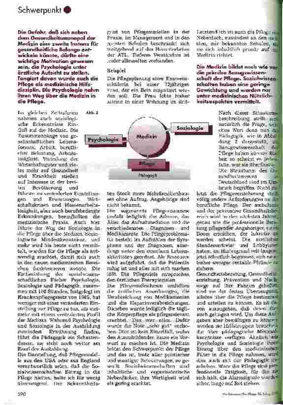 Vorschauseite 6: Pädagogik und Krankenpflegeausbildung