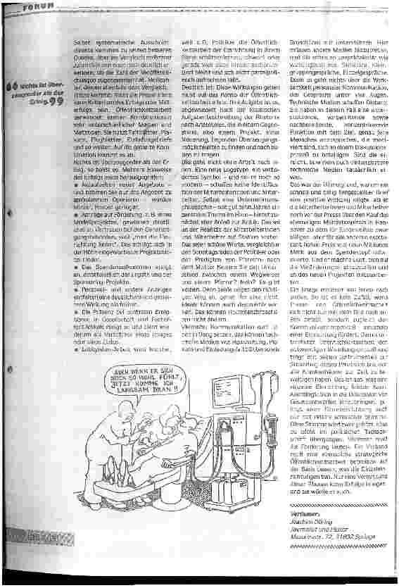 Vorschauseite 3: Operationen im Angebot - das klingt nach Warenhaus
