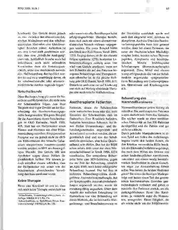 Vorschauseite 2: Die Wissenschaftsklausel im Privatversicherungsrecht