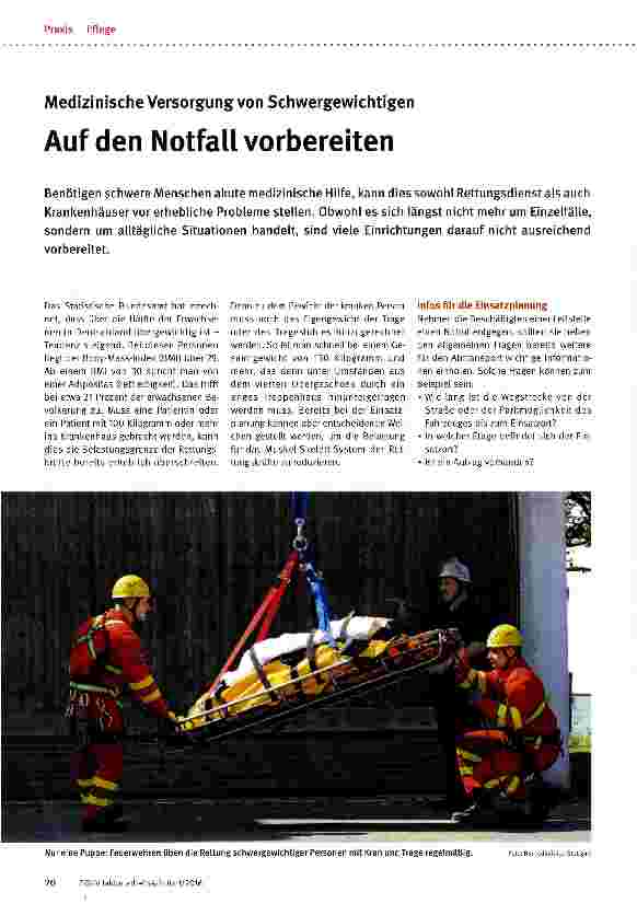 Vorschauseite 1: Auf den Notfall vorbereiten