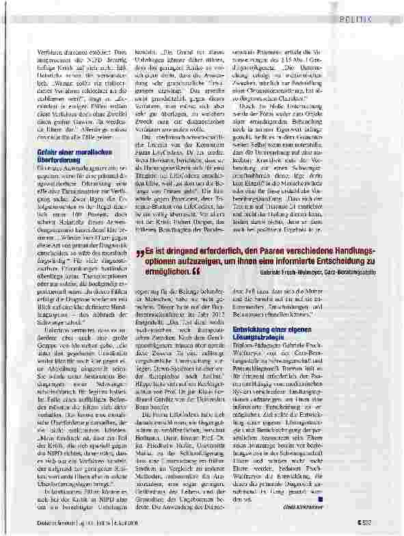 Vorschauseite 2: Nur ein Tropfen Blut