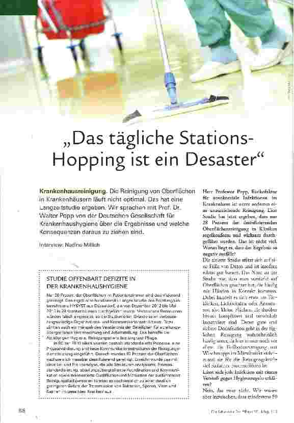 Vorschauseite 1: Das tägliche Stations-Hopping ist ein Desaster