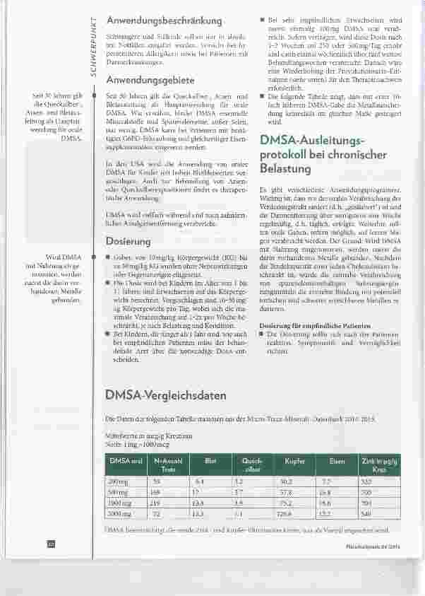 Vorschauseite 2: Die DMSA-Chelattherapie