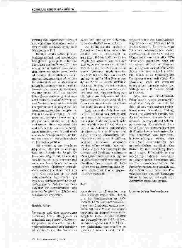 Vorschauseite 4: Herz-Kreislauf-Erkrankungen: Ausmaß, Risiken, Prävention
