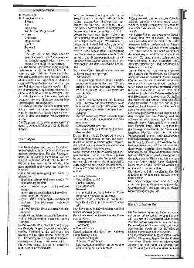 Vorschauseite 2: Niereninsuffizienz - spezielle Pflege -
