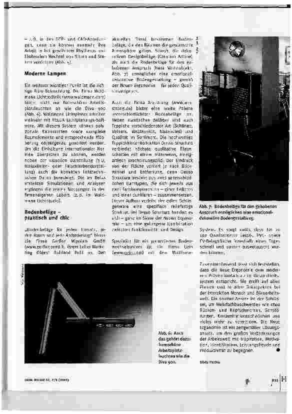 Vorschauseite 4: Das Büro - mehr als nur ein Arbeitsplatz