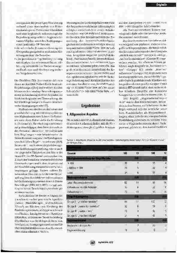Vorschauseite 3: Erhebungen zur Struktur-, Prozessund Ergebnisqualität in Einrichtungen für Ambulantes Operieren - ein Erfahrungsbericht