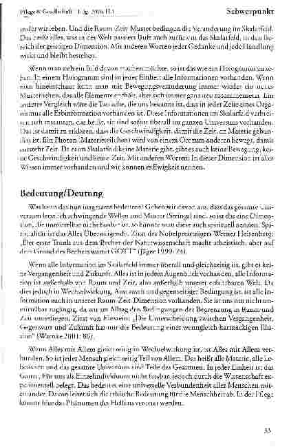 Vorschauseite 3: Spiritualität in der Bedeutung fiir die Pflege